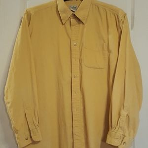 Mens light cord L.L. Bean shirt. XL
